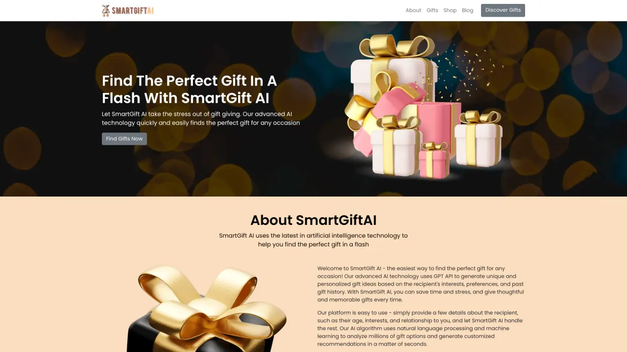 SmartgiftAI screenshot