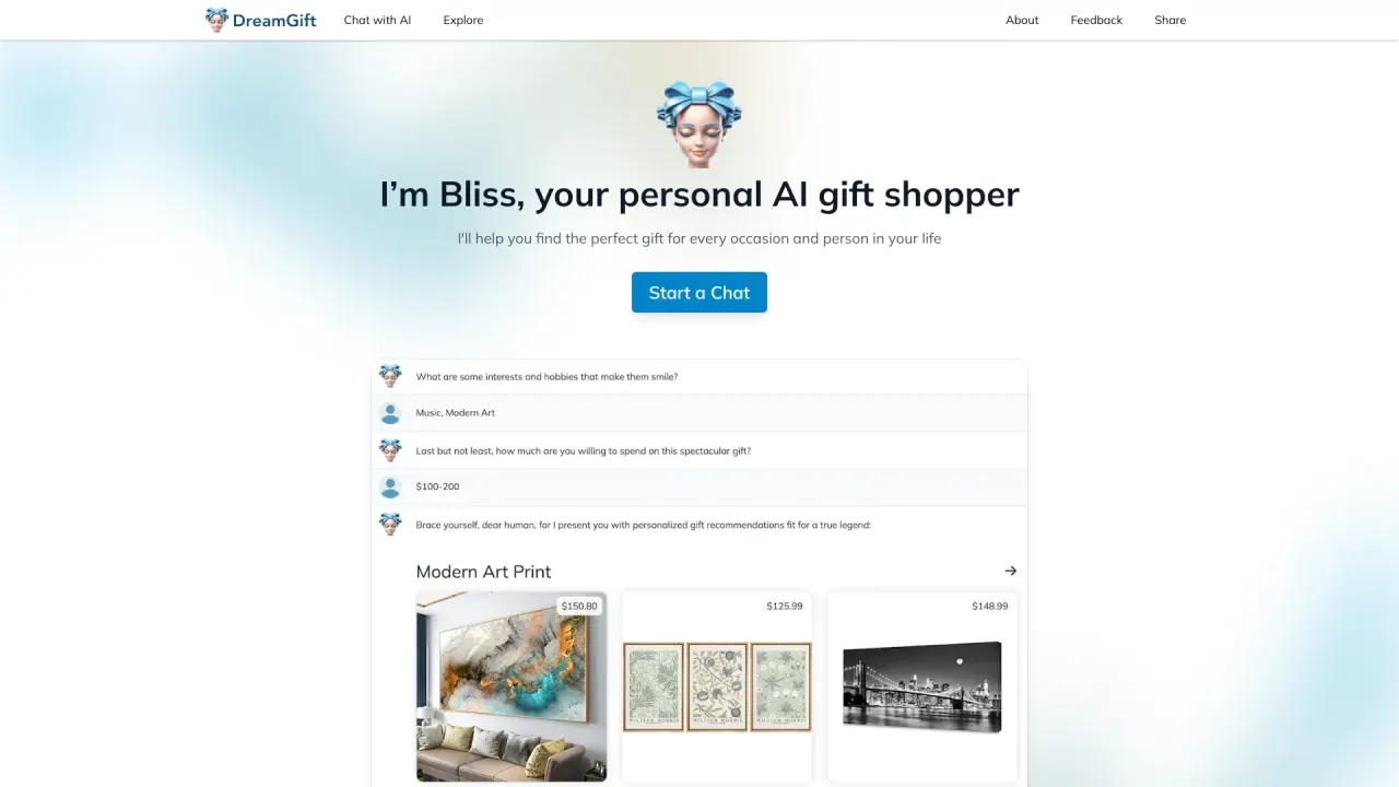DreamGift screenshot