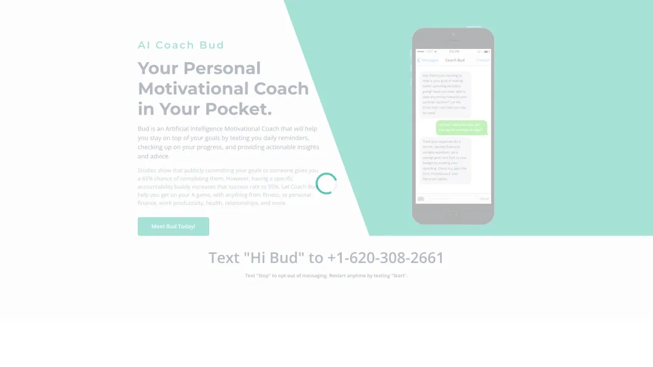Al Coach Bud screenshot