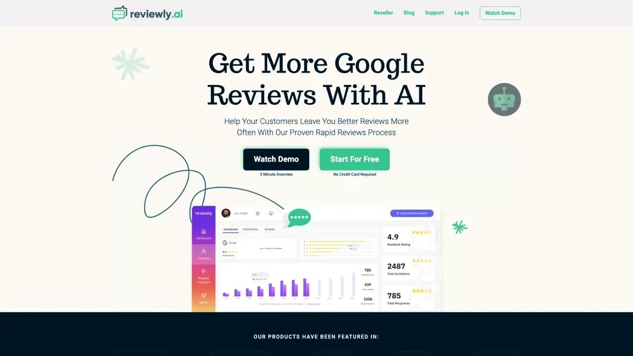Reviewly.ai screenshot