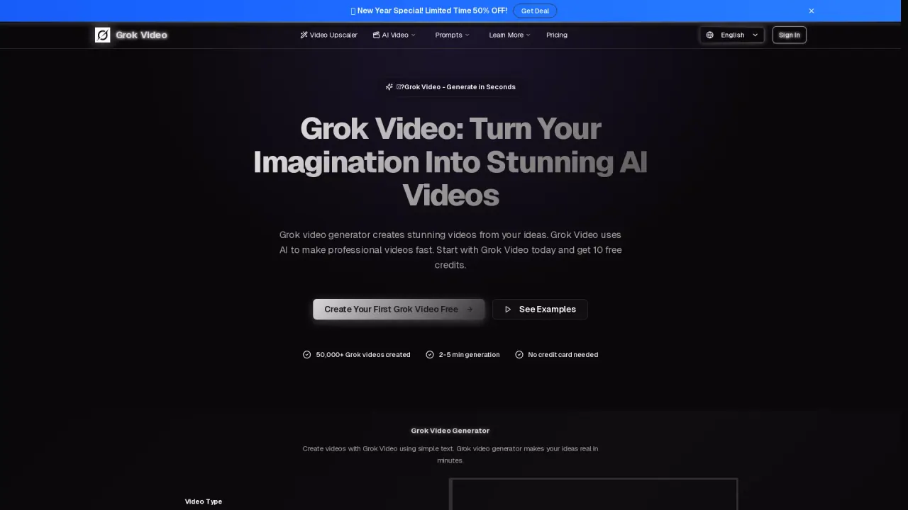 GrokVideo screenshot