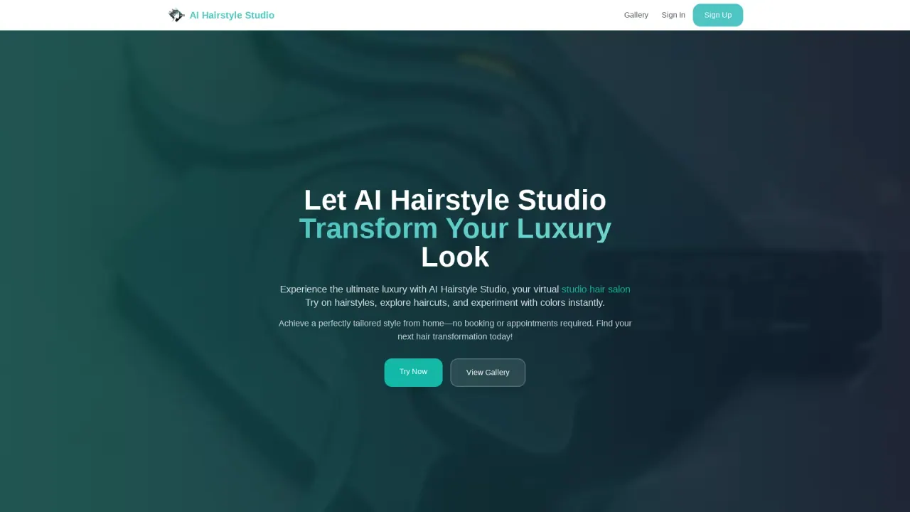 AI Hairstyle Studio screenshot