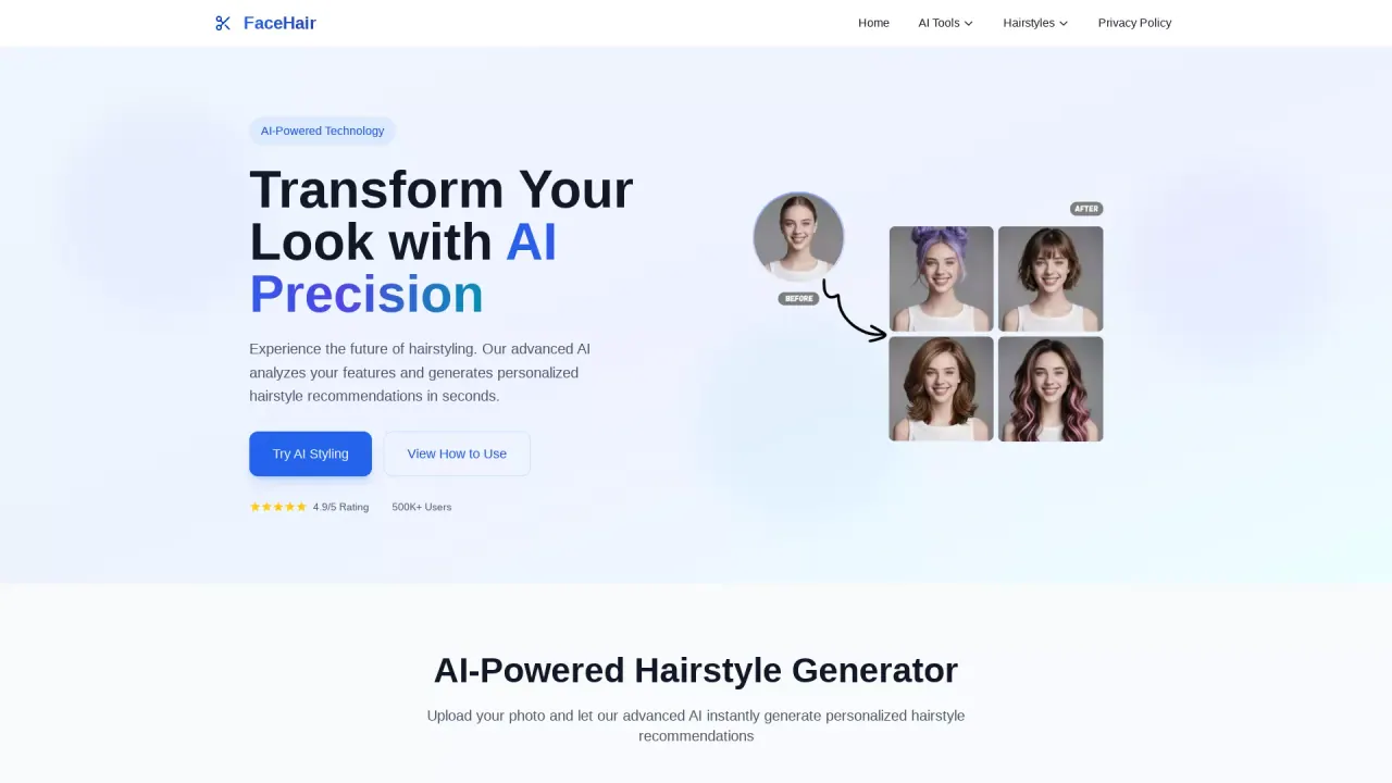 FaceHair screenshot