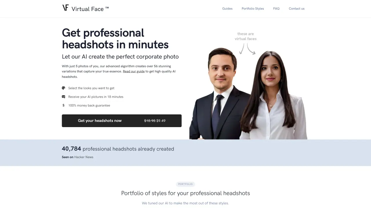 Virtual Face screenshot