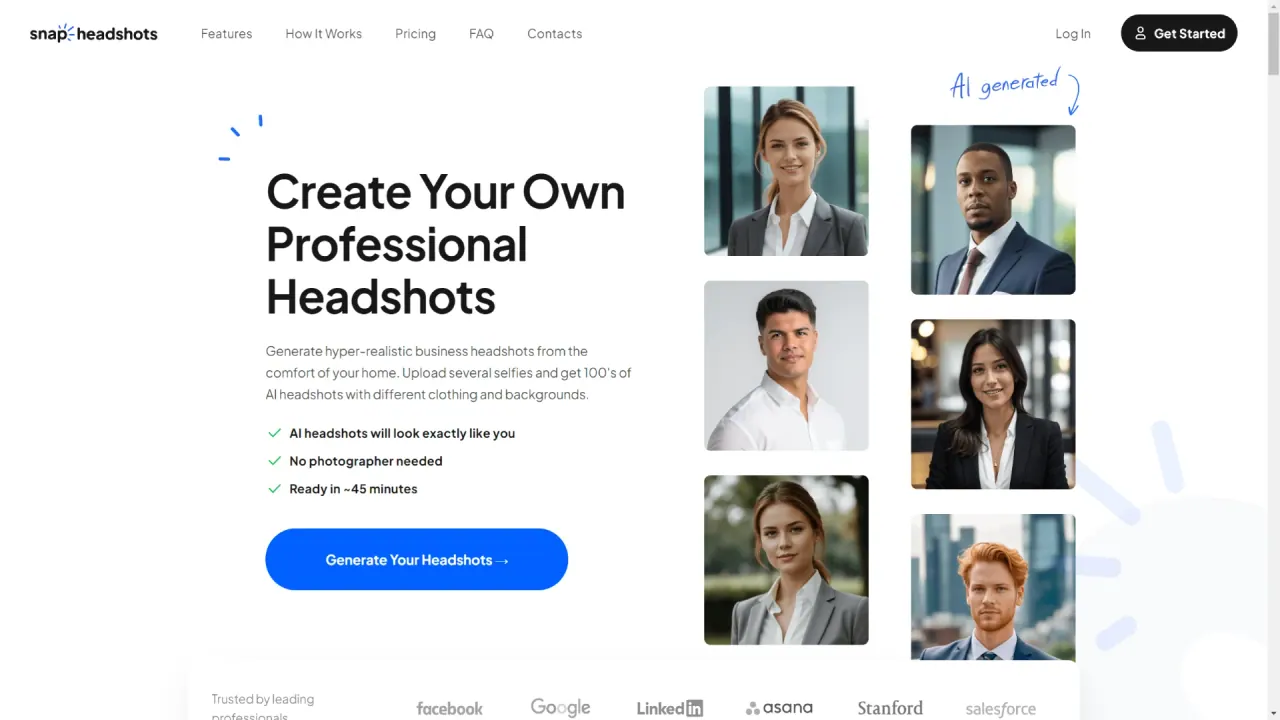 SnapHeadshots screenshot