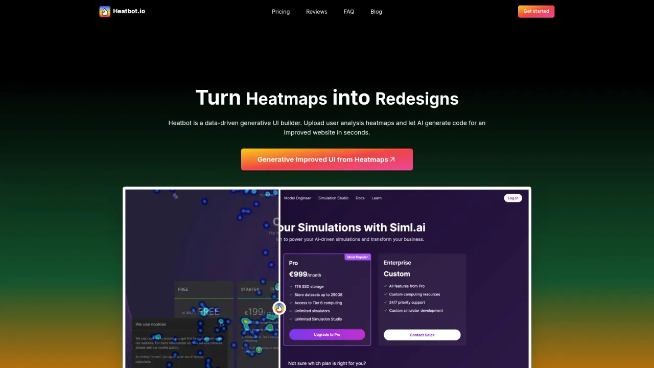 Heatbot.io screenshot