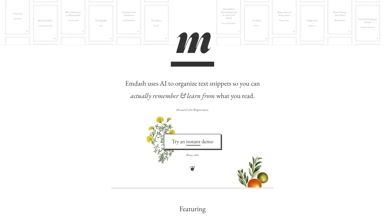 Emdash screenshot