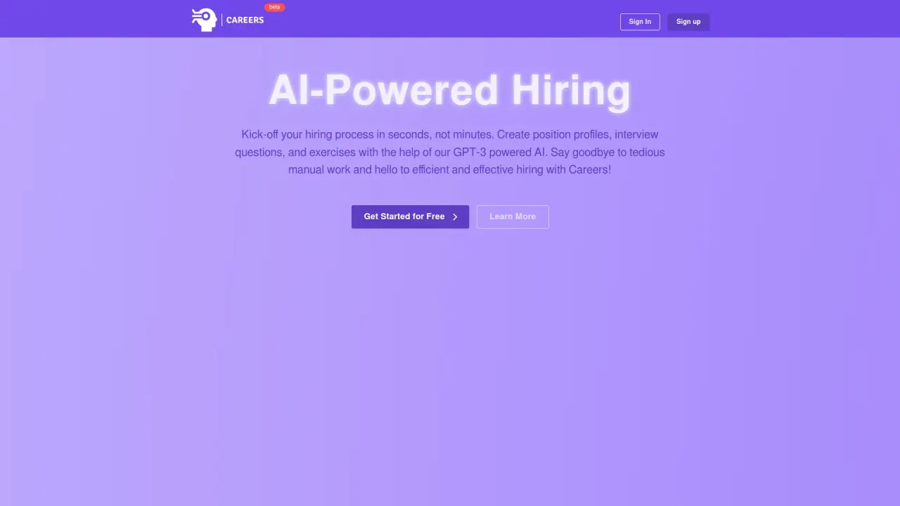 CareersAI screenshot