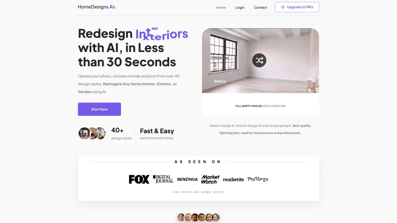 HomeDesignsAI screenshot