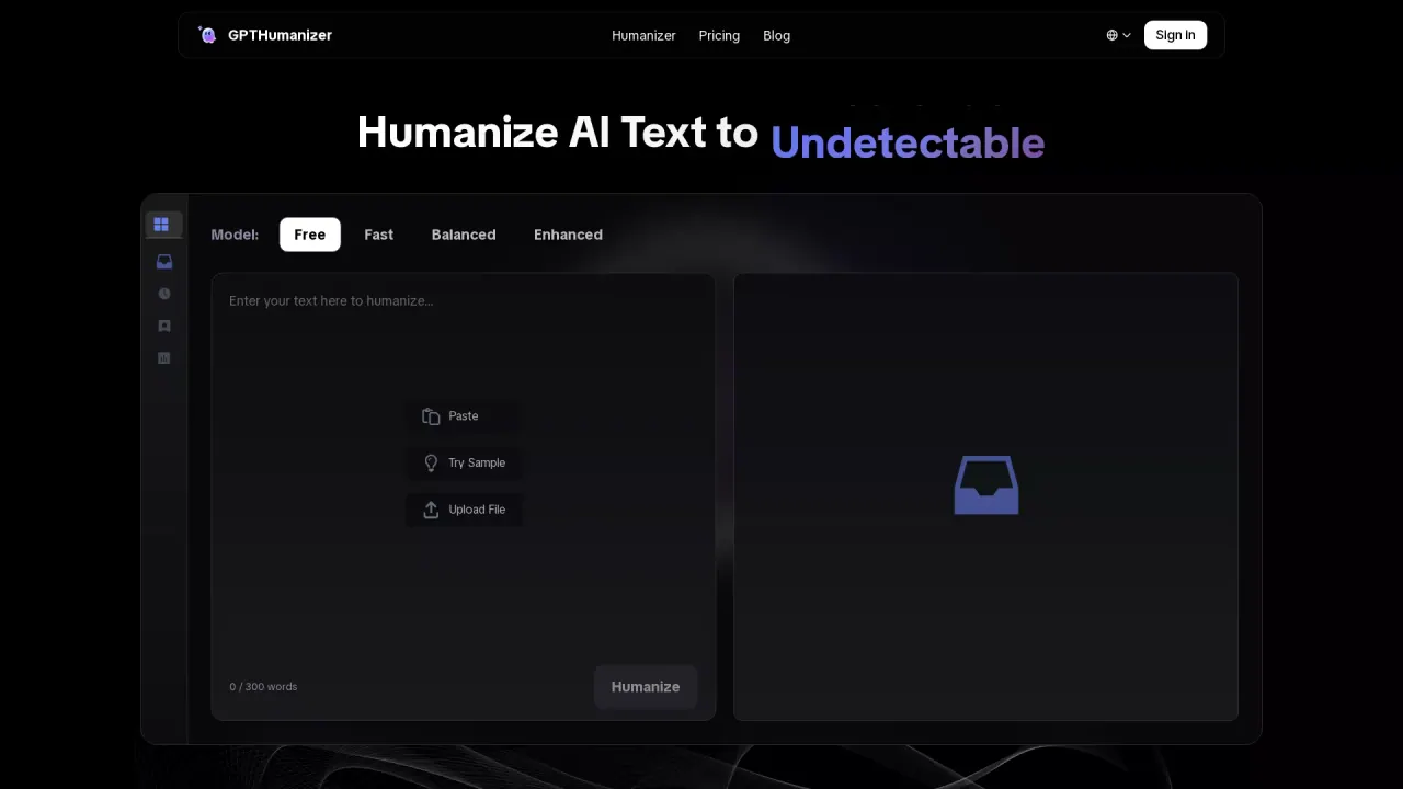GPTHumanizer screenshot