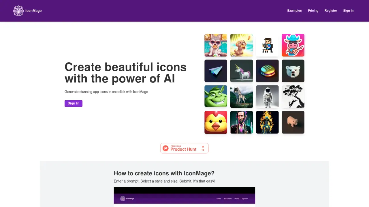 Iconmage screenshot