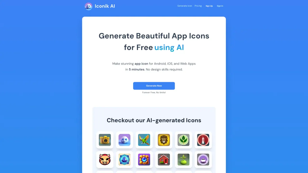 Iconik AI screenshot