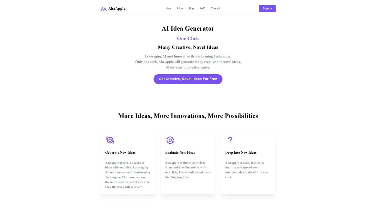 AhaApple screenshot