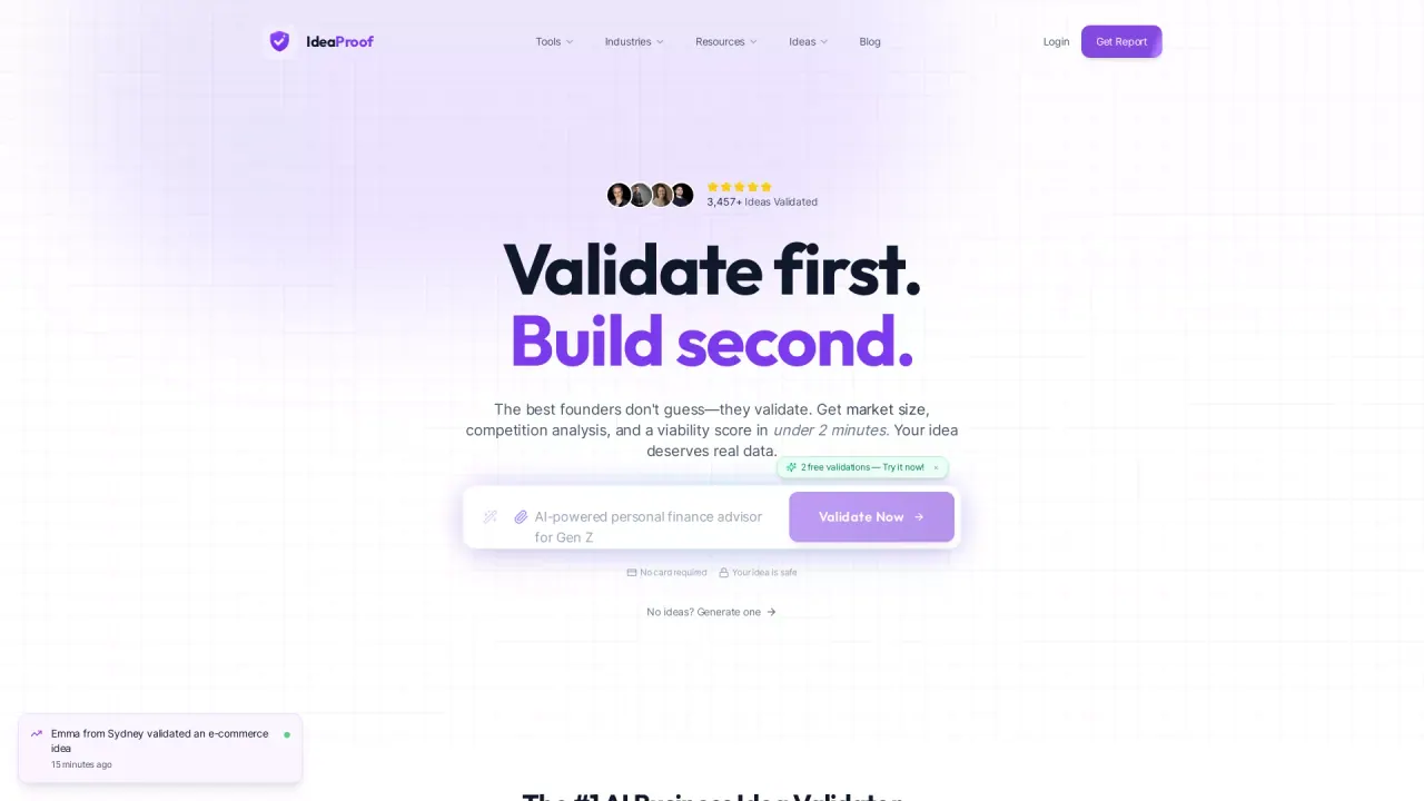 IdeaProof screenshot