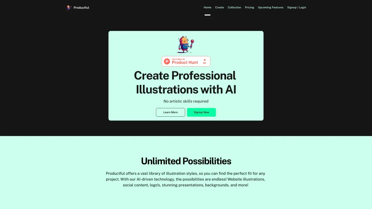 Productful screenshot