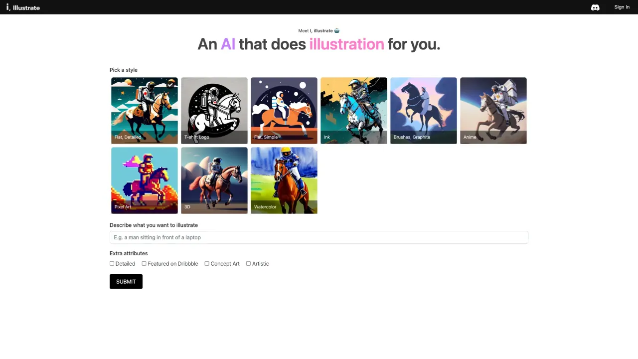 iIllustrate screenshot