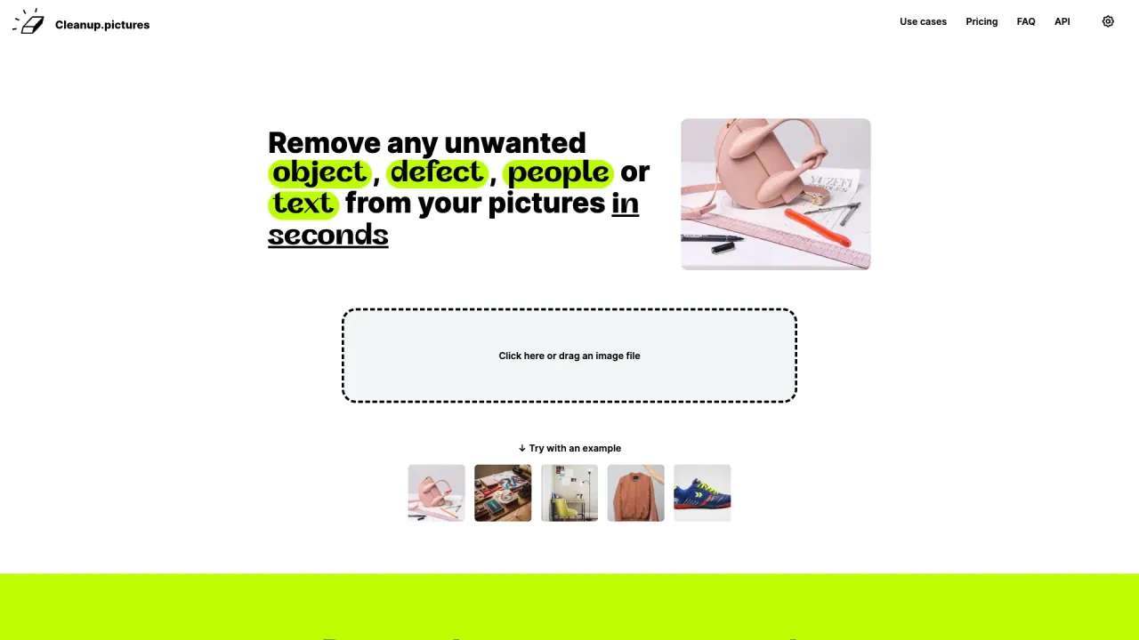 Cleanup screenshot