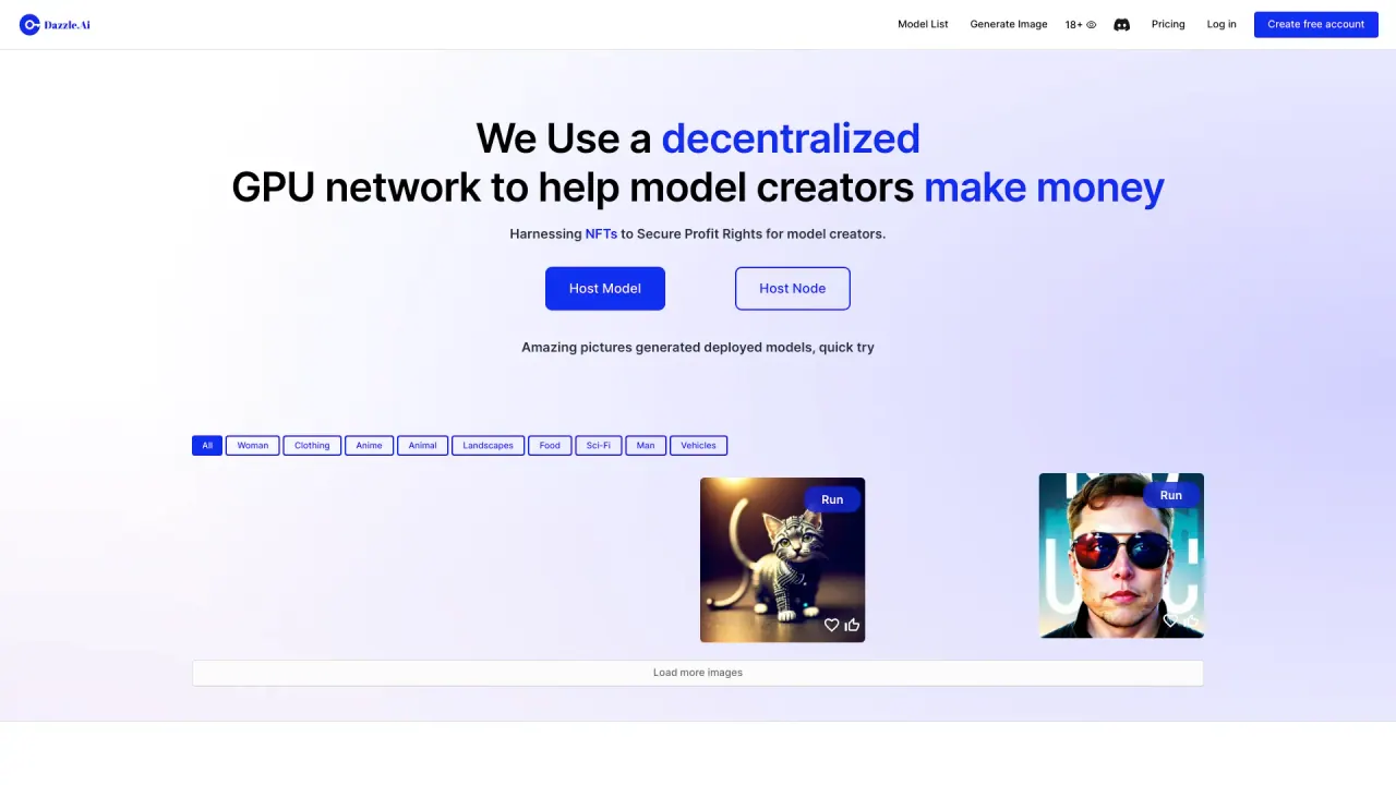Dazzle AI screenshot