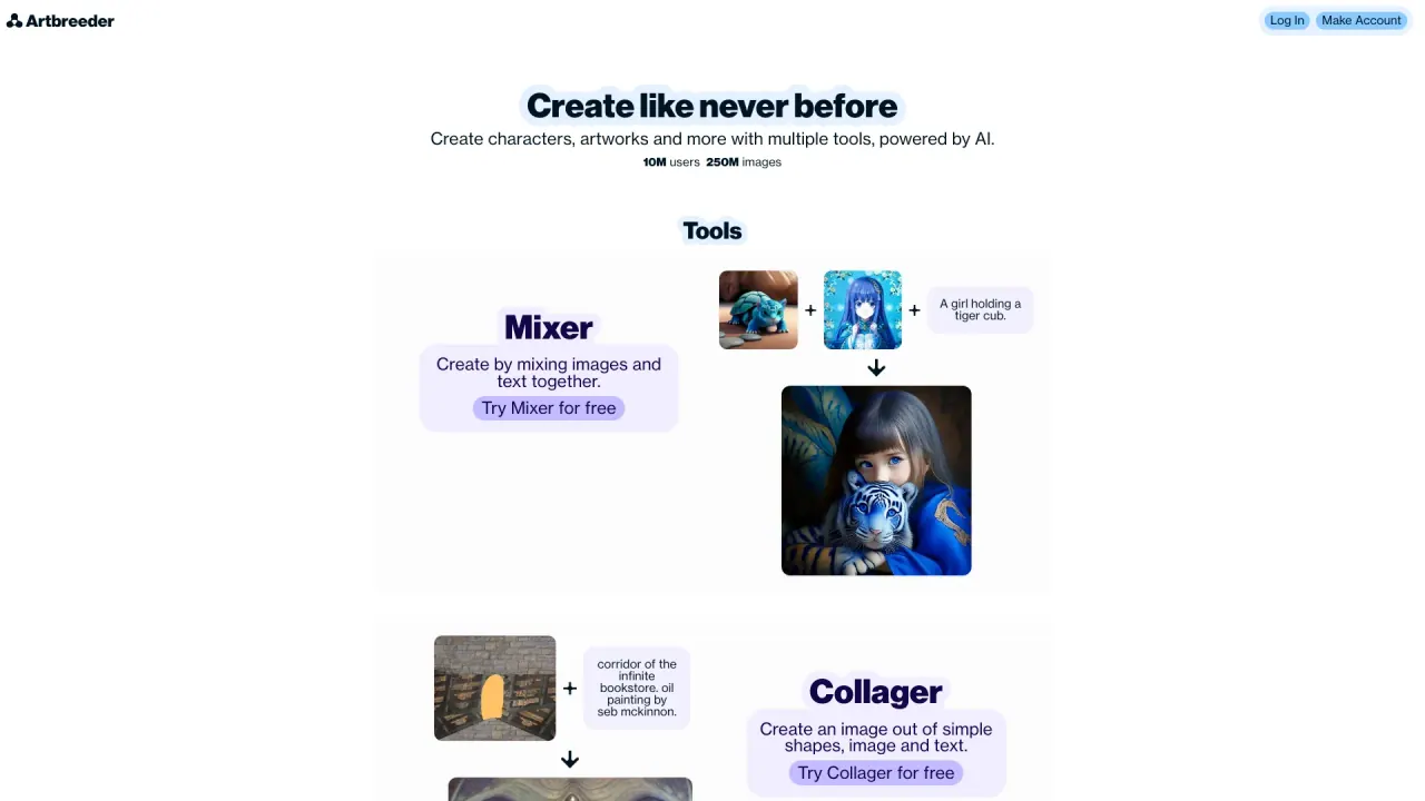 Artbreeder screenshot