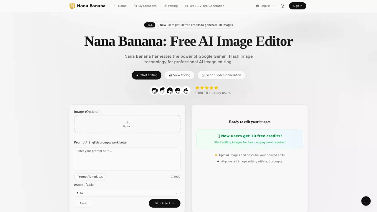 NanaBananaAIImageEditor screenshot