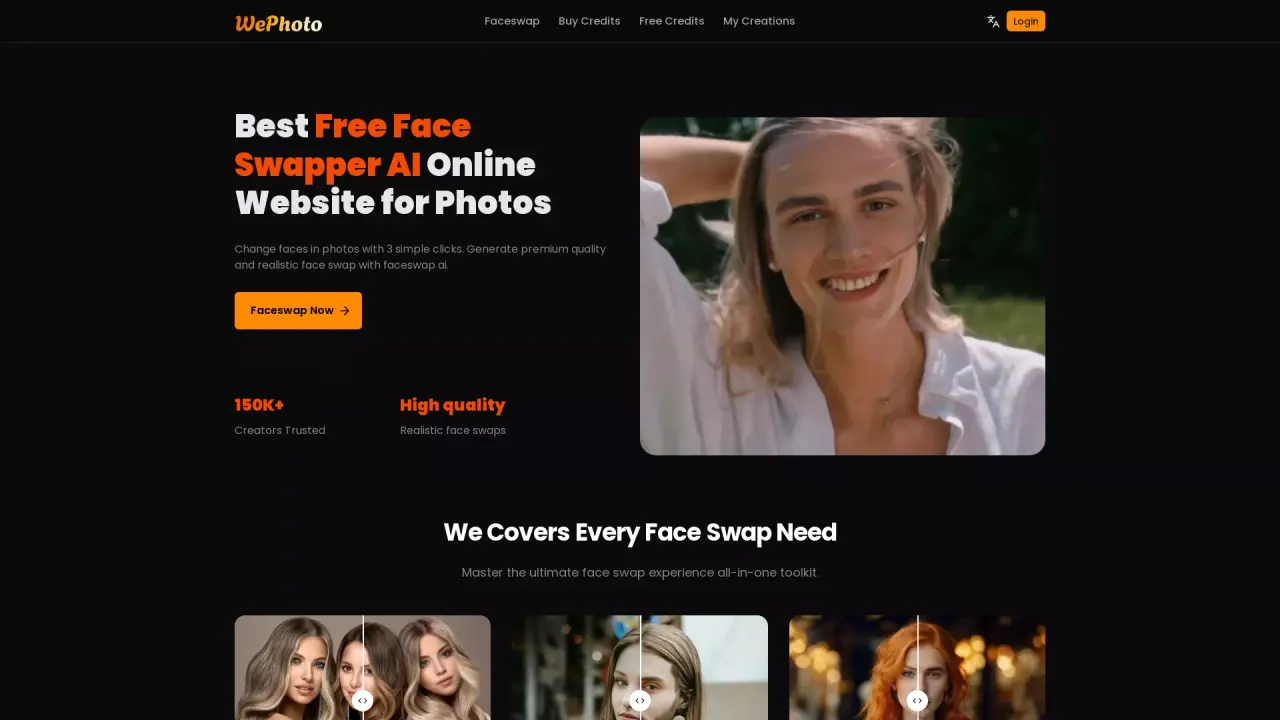 WePhotoFaceSwap screenshot