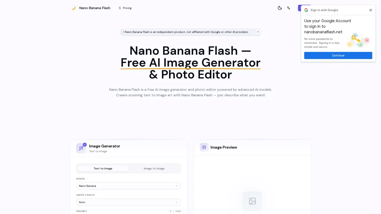 NanoBananaFlash screenshot