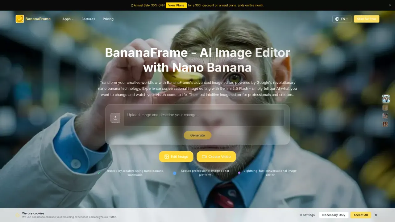 BananaFrame screenshot