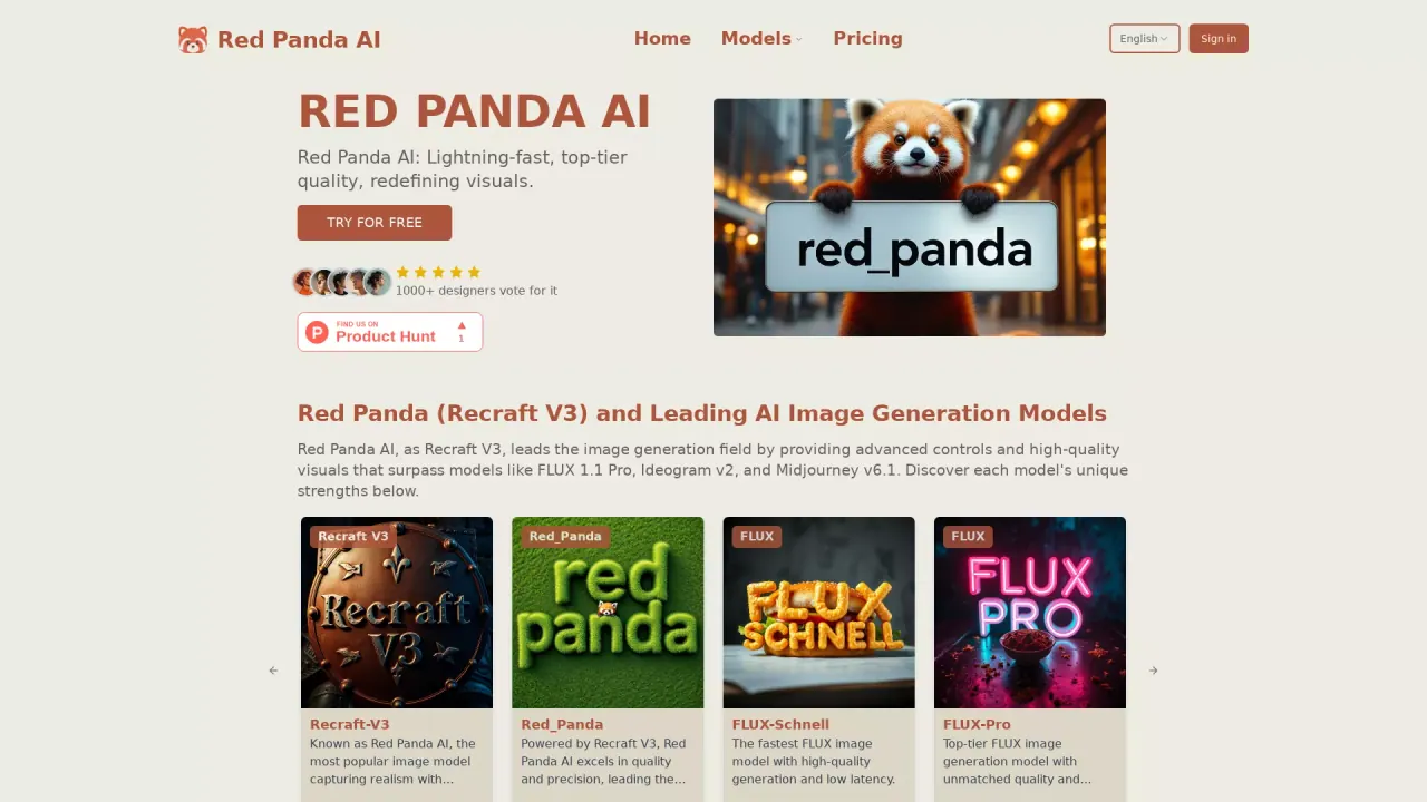 Red Panda AI screenshot