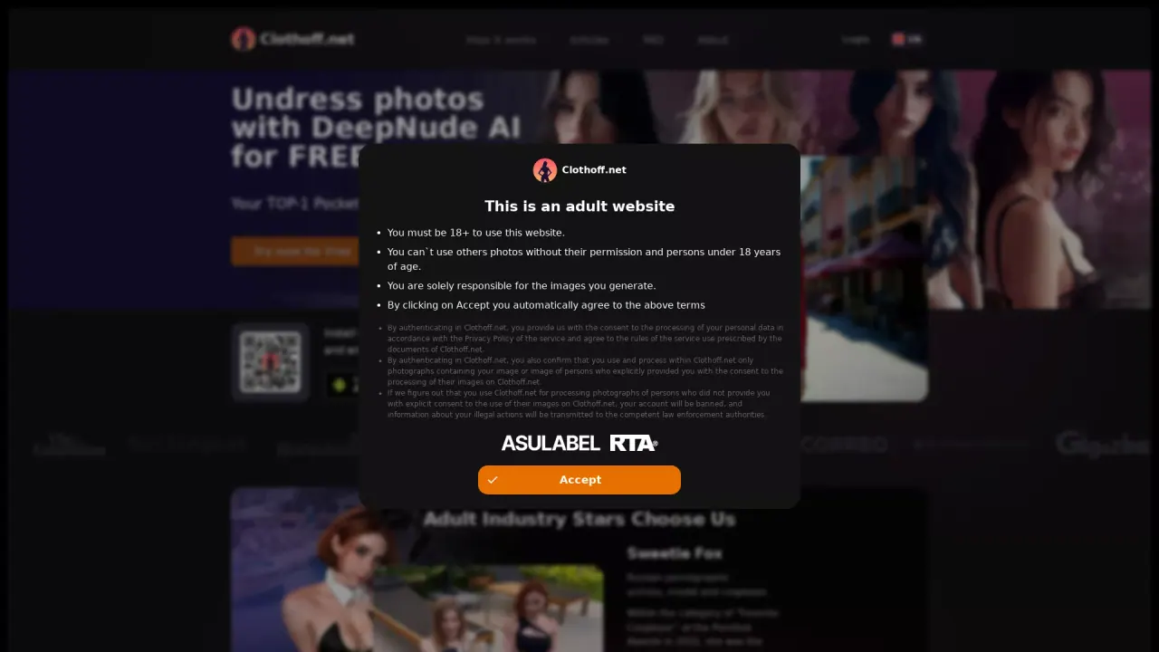 ClothOff screenshot