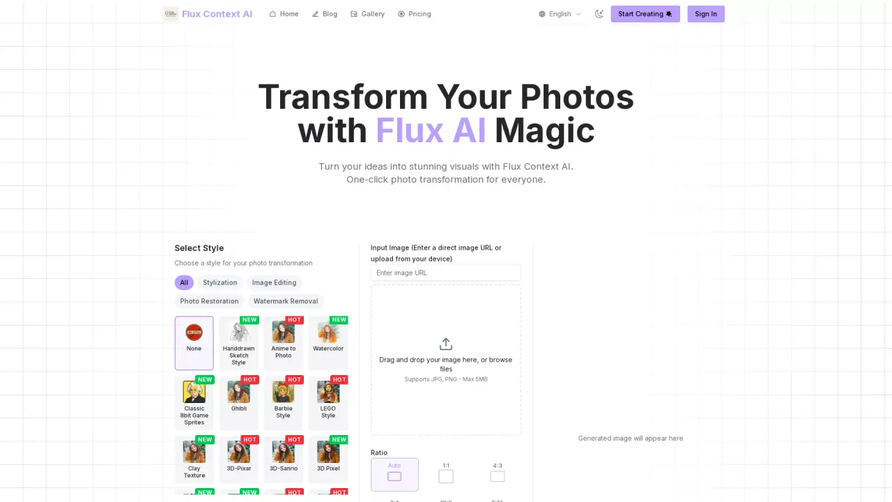 Flux Context AI screenshot