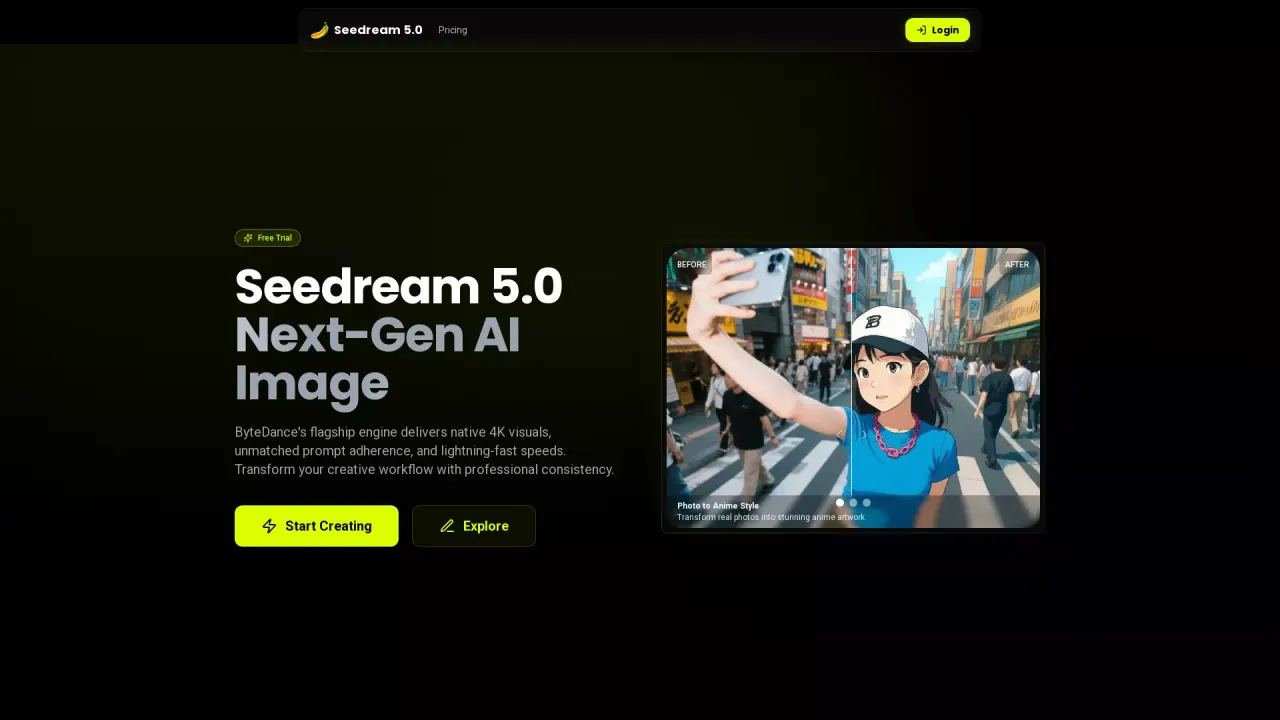 SeedreamAI screenshot