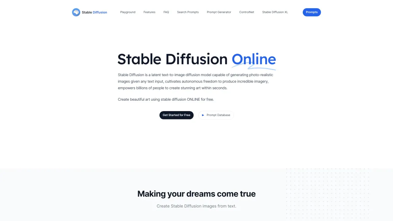 Stable Diffusion screenshot