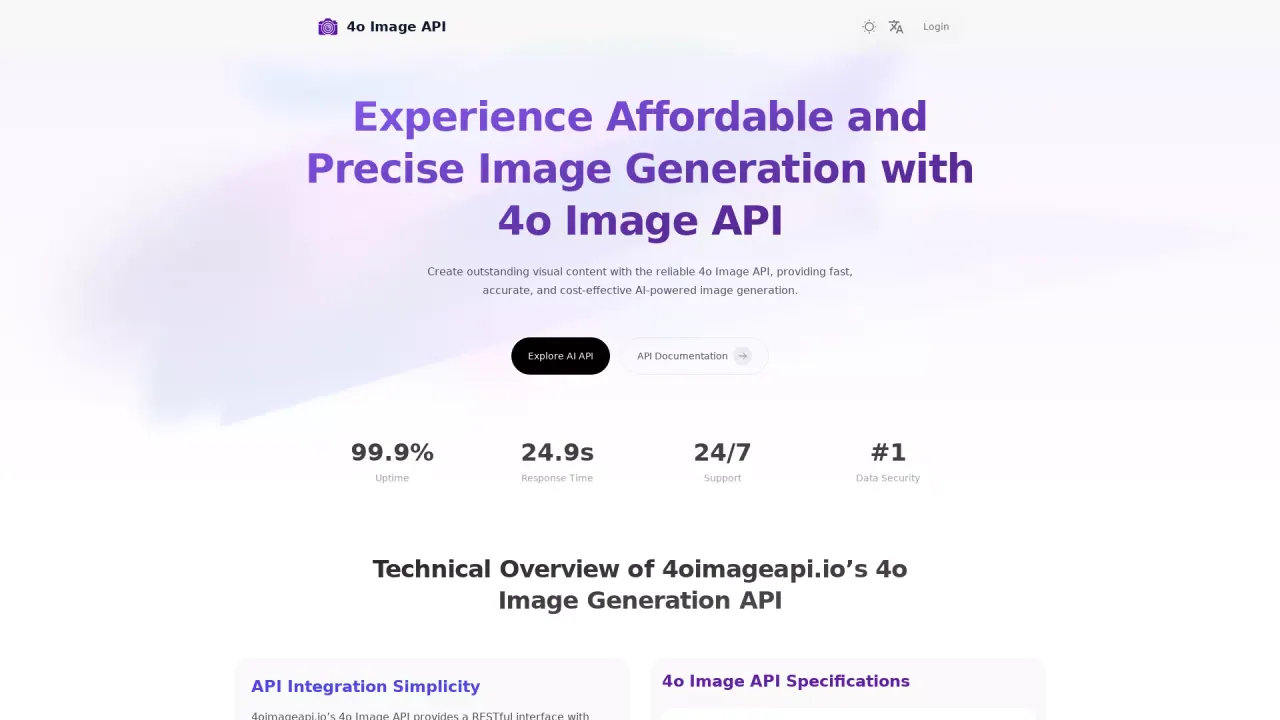 4oImageAPI.io screenshot