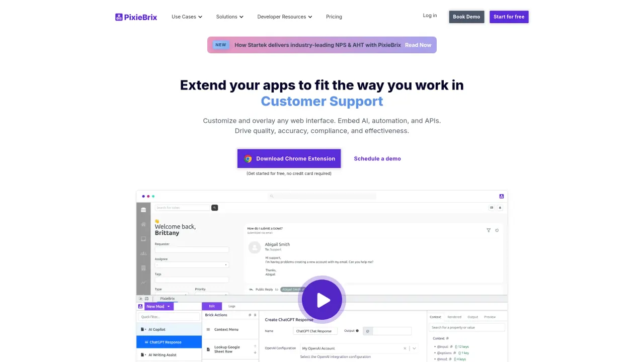 PixieBrix screenshot