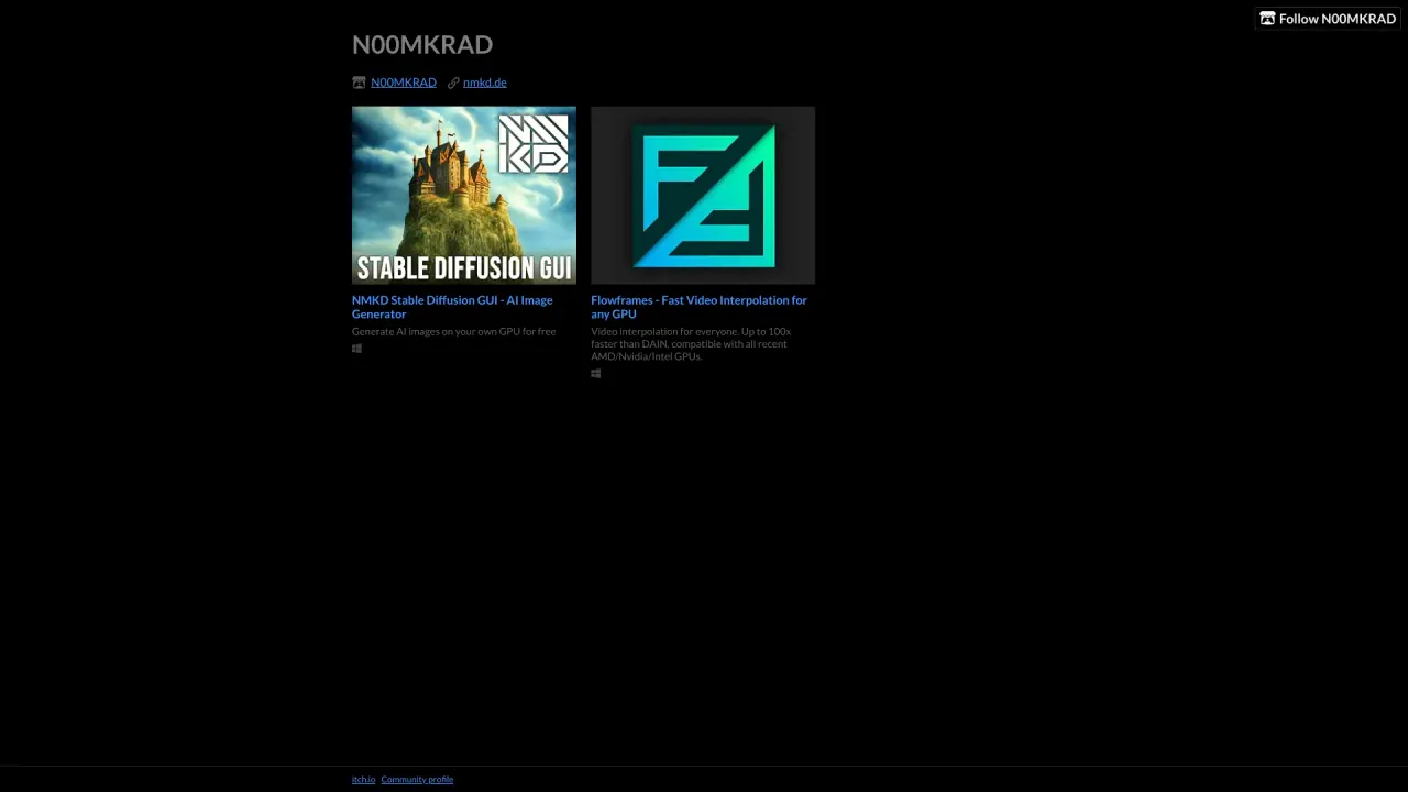 Nmkd screenshot