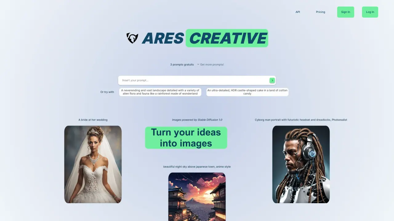 Ares Creative screenshot