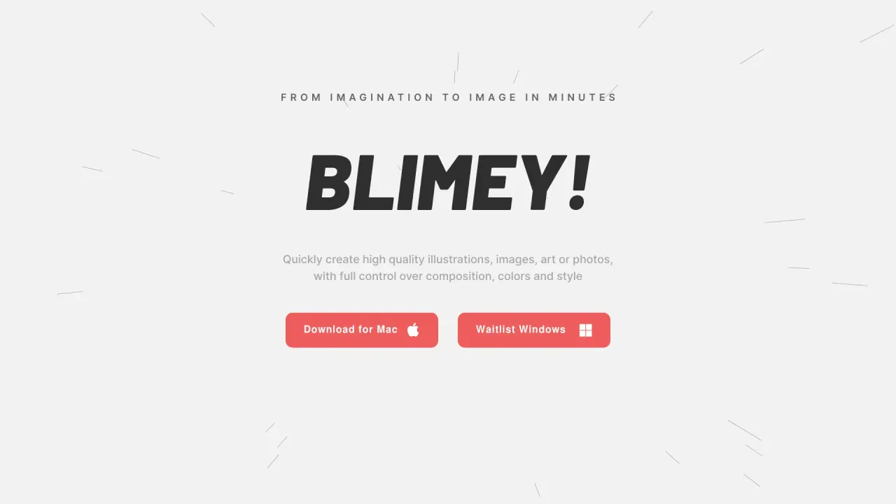 Blimeycreate screenshot