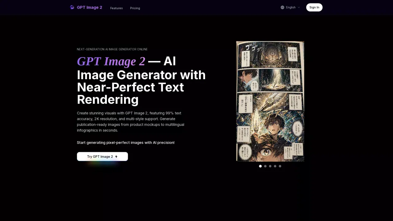 GPT Image 2 AI screenshot