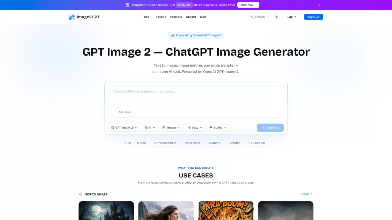 Image2GPT screenshot