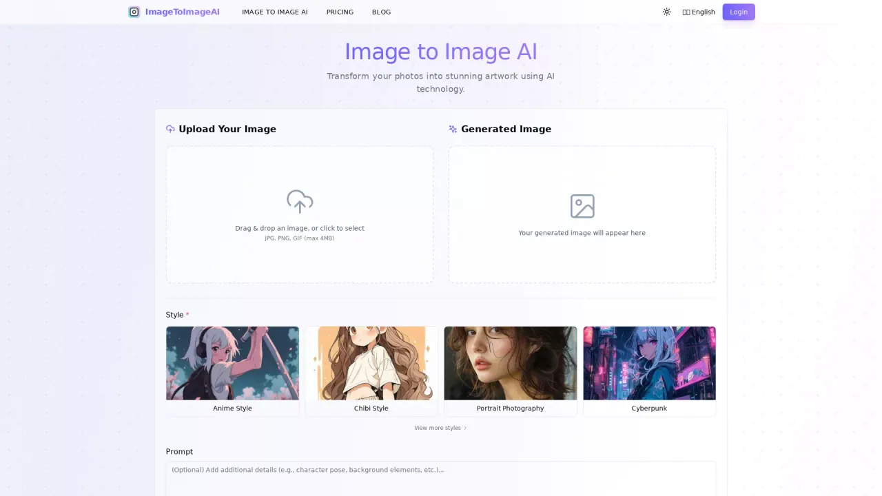 Image To Image AI screenshot