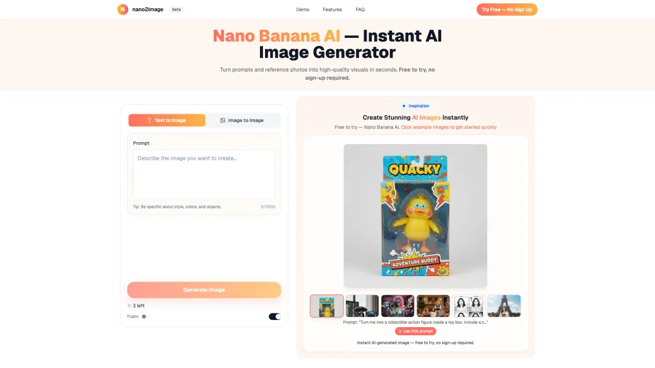 Nano2Image screenshot