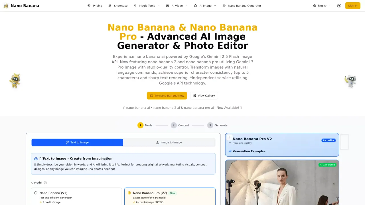 NanoBananaAI screenshot
