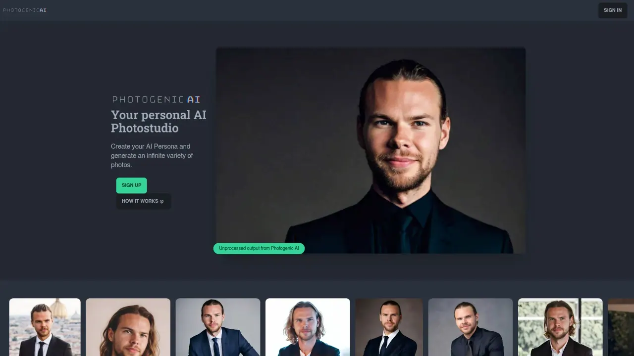 PhotogenicAI screenshot