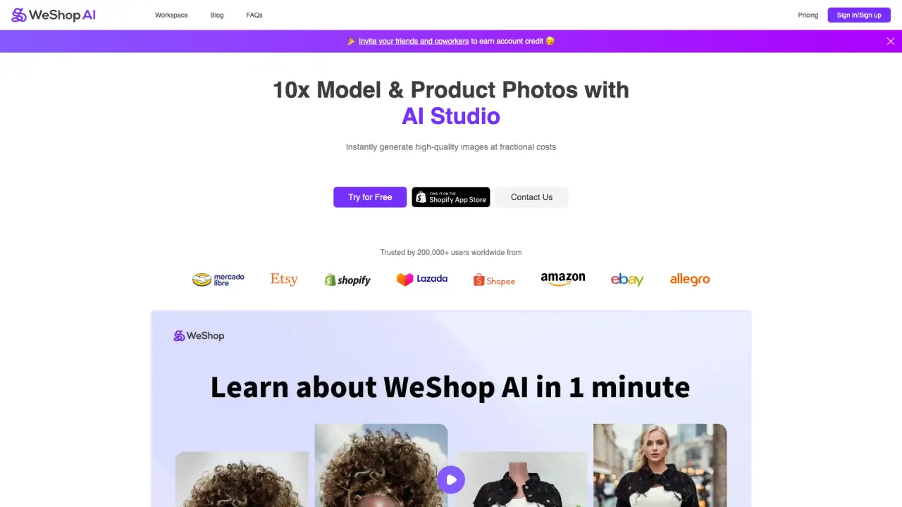 WeShop AI screenshot