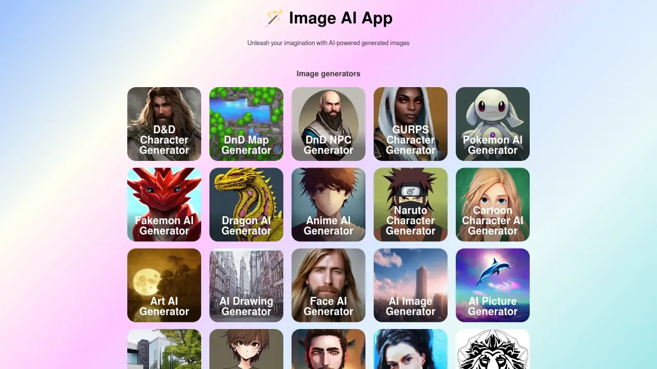 ImageAI screenshot