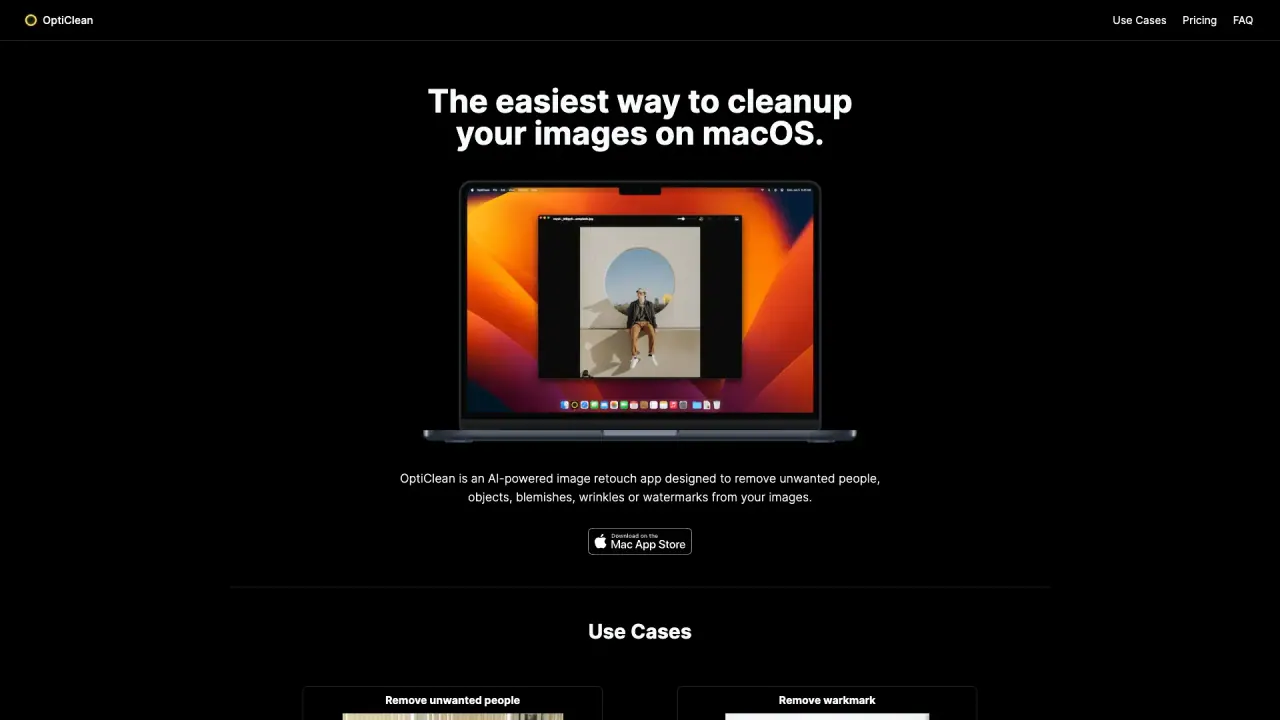 OptiClean screenshot