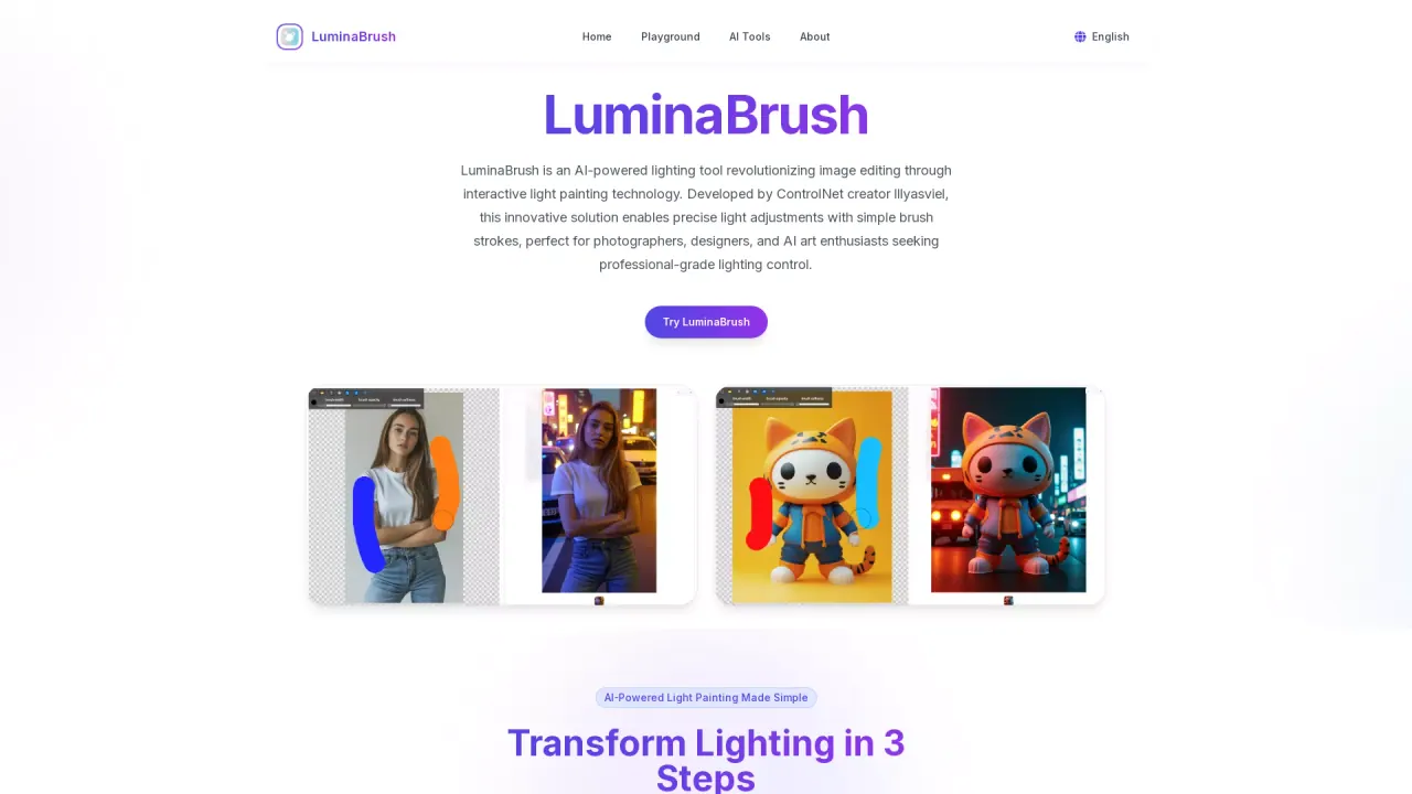 LuminaBrush screenshot