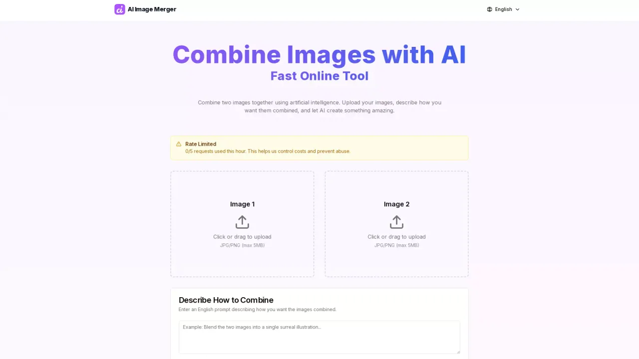 AI Image Merger screenshot