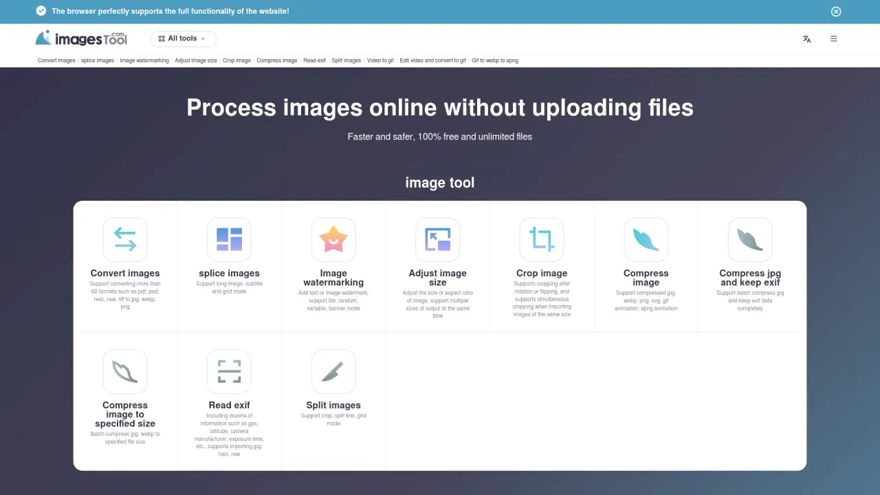 Imagestool screenshot