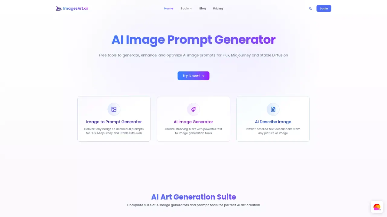 ImagesArt.ai screenshot